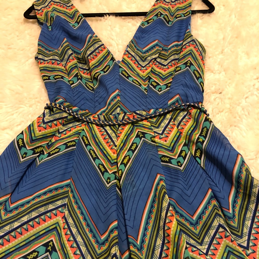 Blue patterned romper - Picture 2 of 2